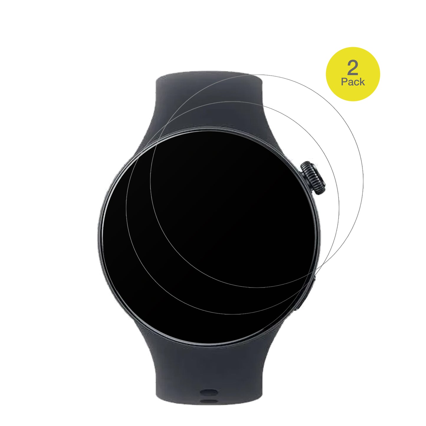2x Full Cover Schutzfolie matt für Vivo Watch 5