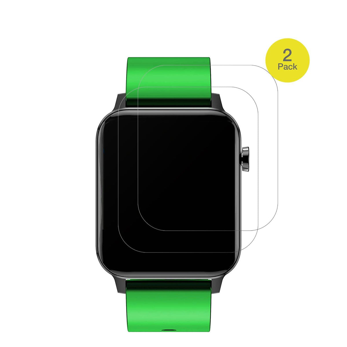 2x Full Cover Schutzfolie matt für Judneer 1,4 Zoll Smartwatch