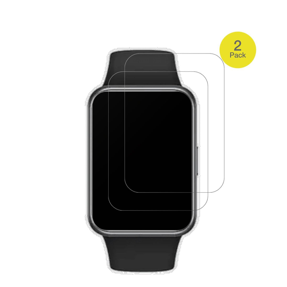 2x Full Cover Schutzfolie matt für Huawei Watch Fit 2