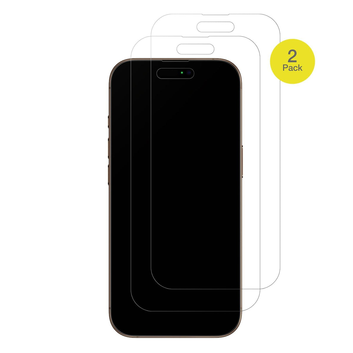 2x Full Cover Schutzfolie matt für Apple iPhone 16 Pro