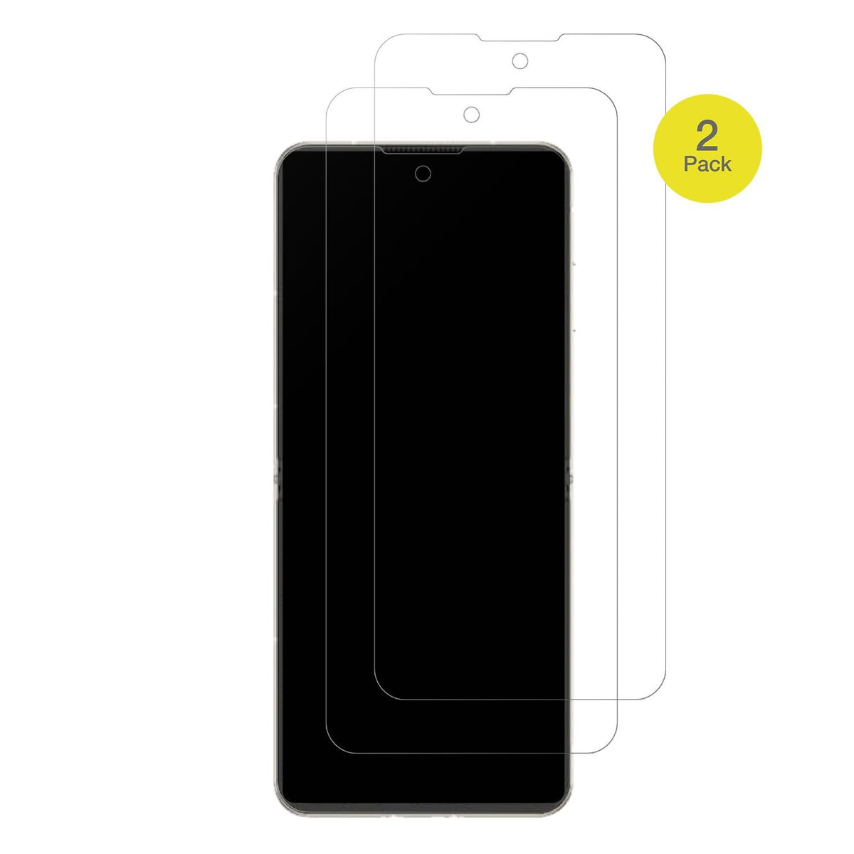 2x Full Cover Schutzfolie matt für Nubia Flip 5G