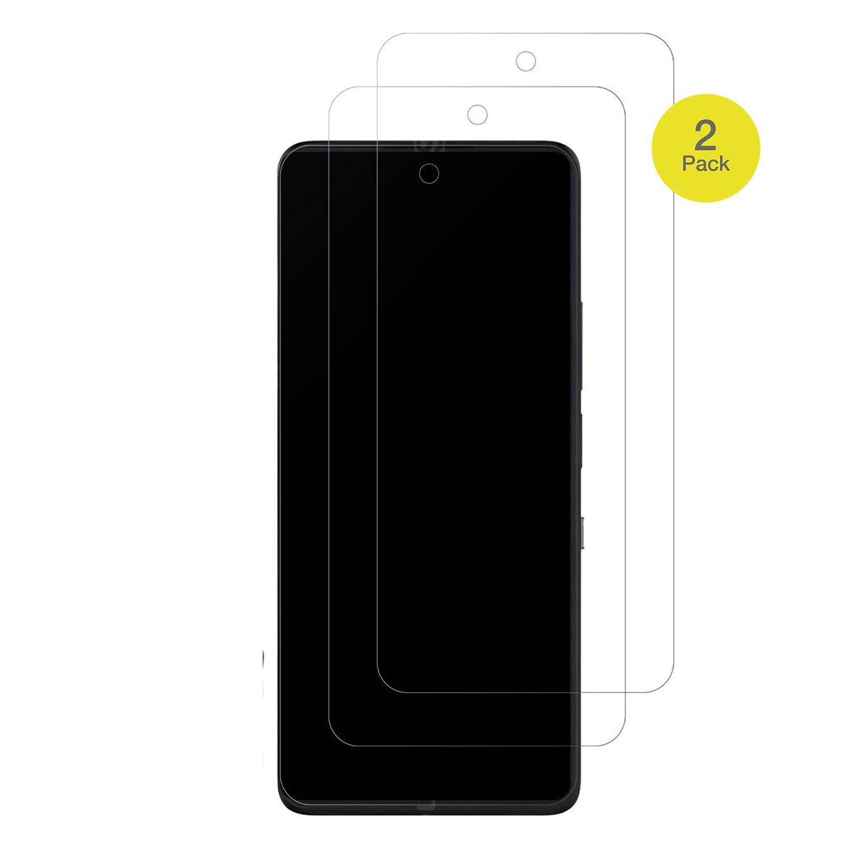 2x Full Cover Schutzfolie matt für TCL P10