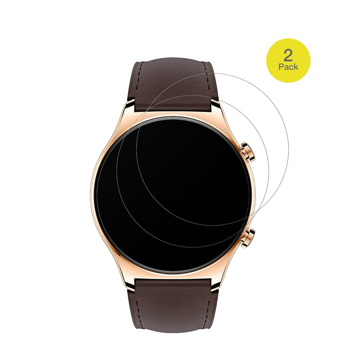 2x Full Cover Schutzfolie matt für Honor Watch GS 3