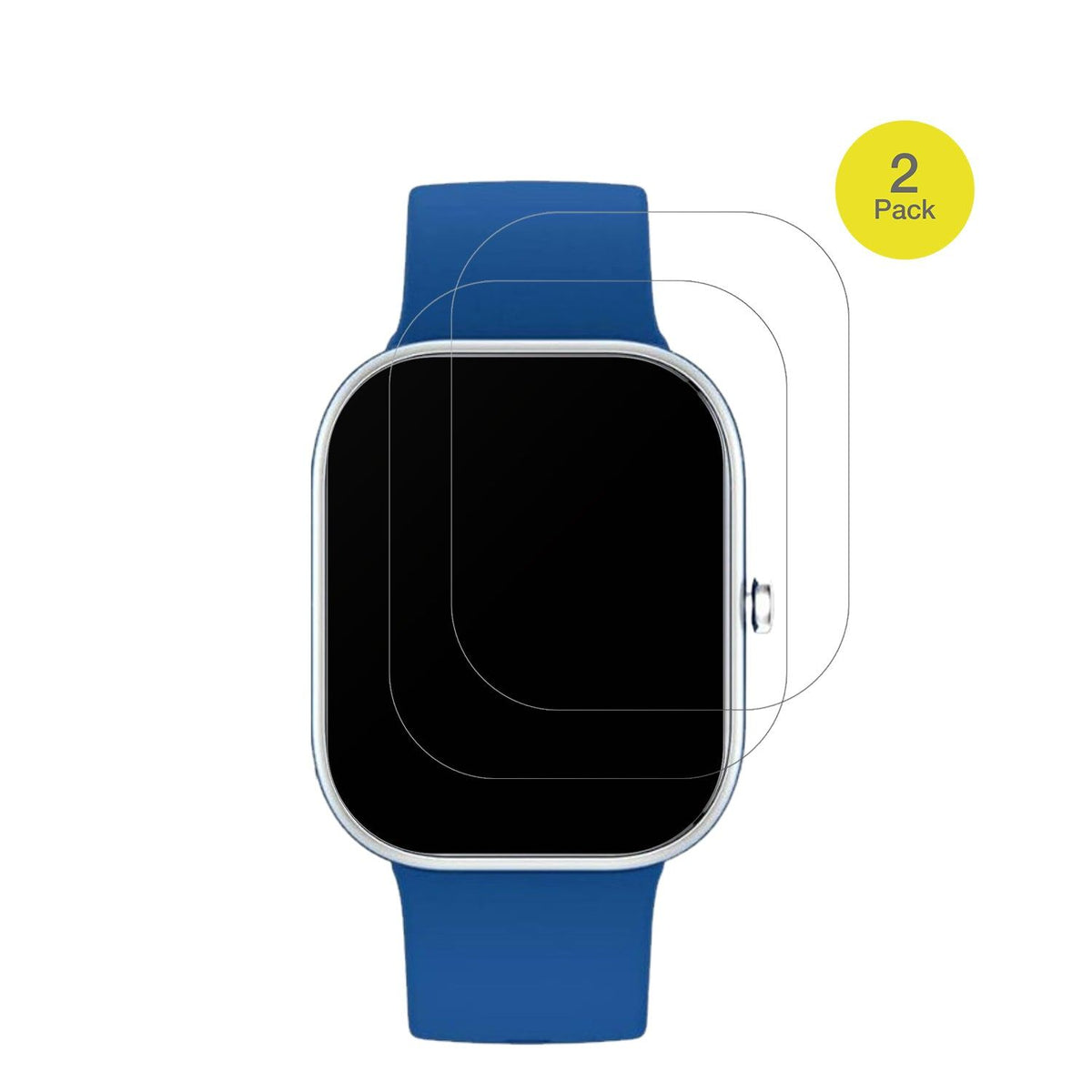 2x Full Cover Schutzfolie matt für Slothcloud H97 Smartwatch