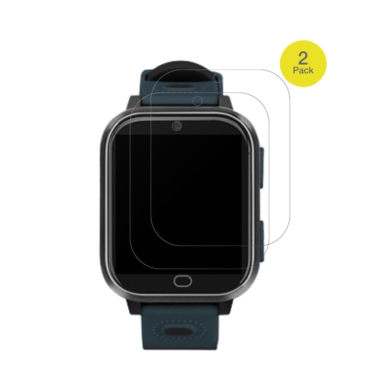 2x Full Cover Schutzfolie matt für Noctiluxia K18FH Kinder Smartwatch