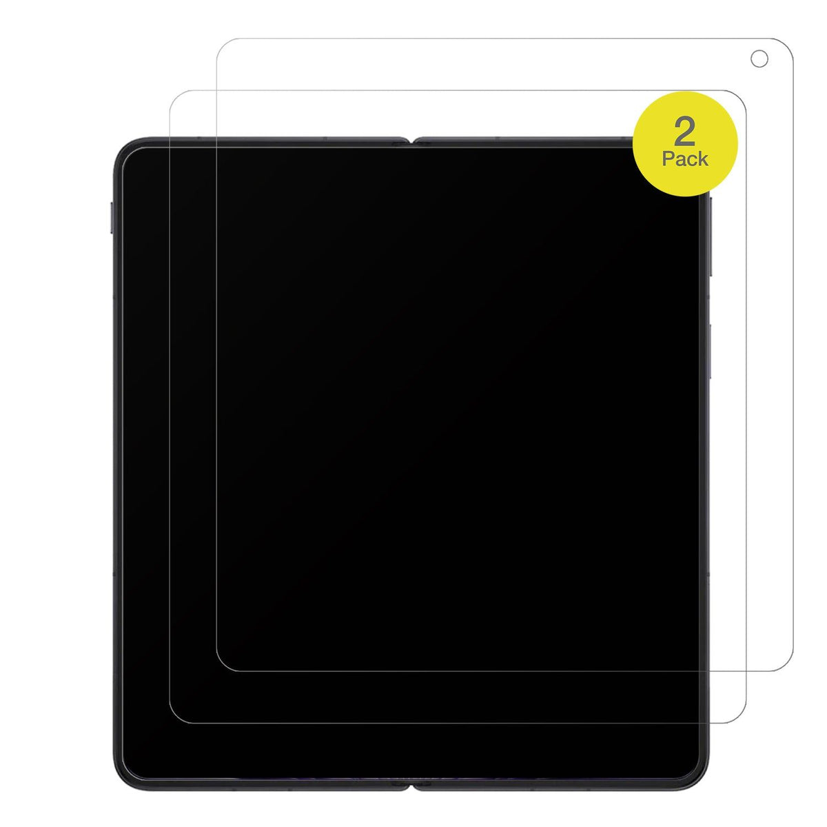 2x Full Cover Schutzfolie matt für Oppo Find N5 Innenseite