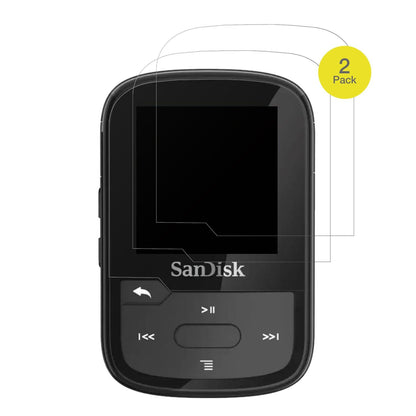 2x Full Cover Schutzfolie matt für SanDisk Clip Sport Plus