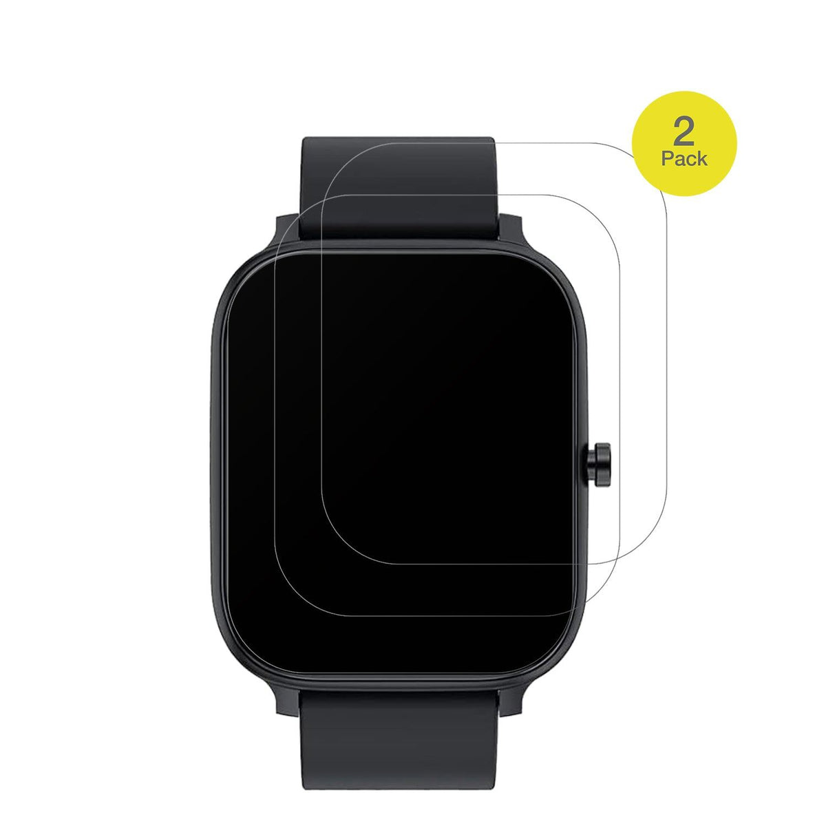 2x Full Cover Schutzfolie matt für Torjalph Smartwatch 1.69 Zoll