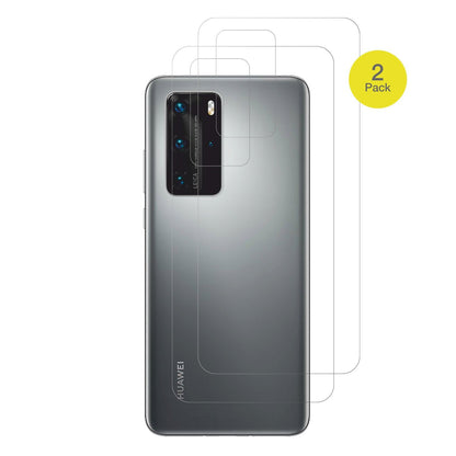 2x Full Cover Schutzfolie matt für Huawei P40 Pro Rückseite