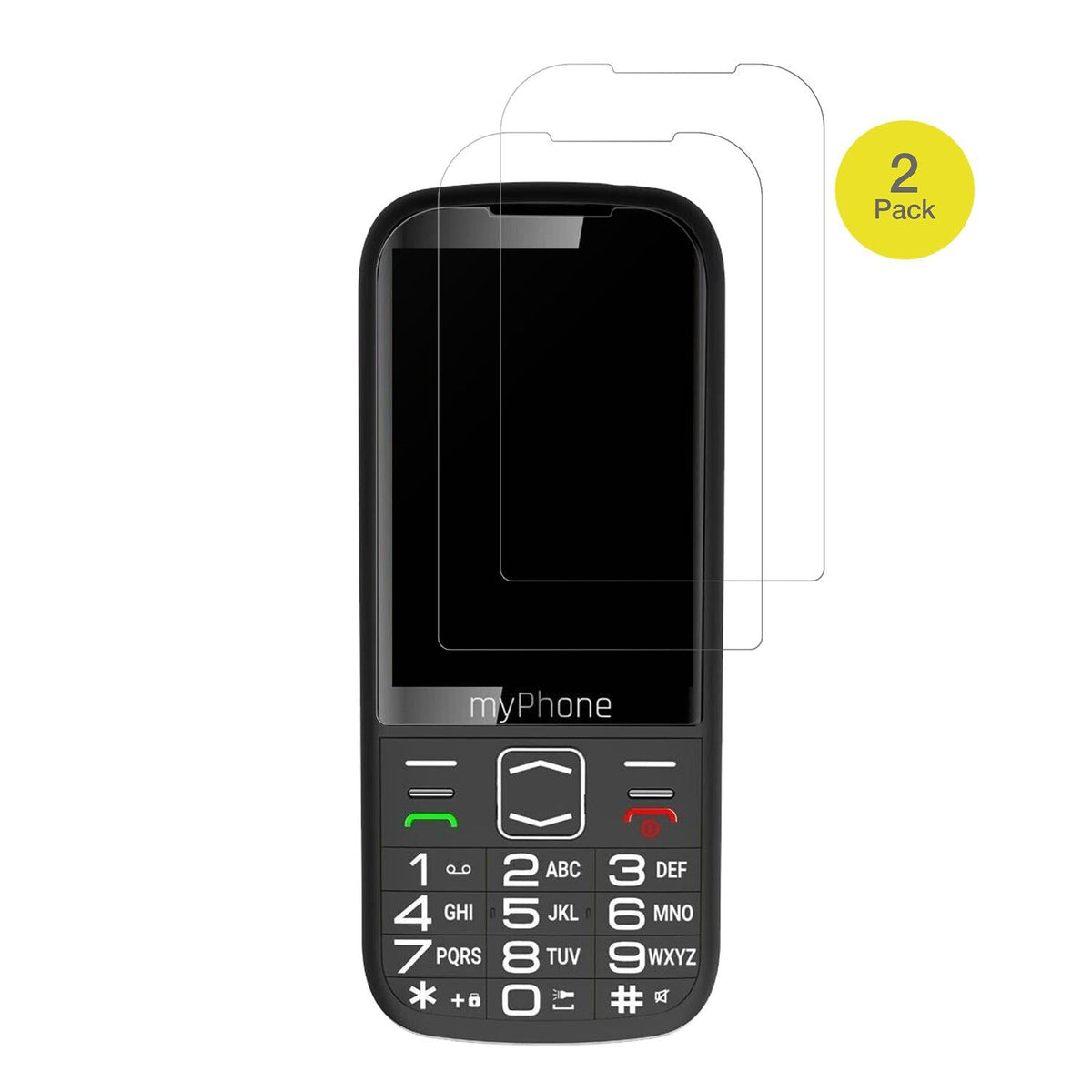 2x Full Cover Schutzfolie matt für myPhone Halo4 Plus LTE