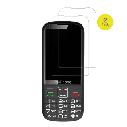 2x Full Cover Schutzfolie matt für myPhone Halo4 Plus LTE
