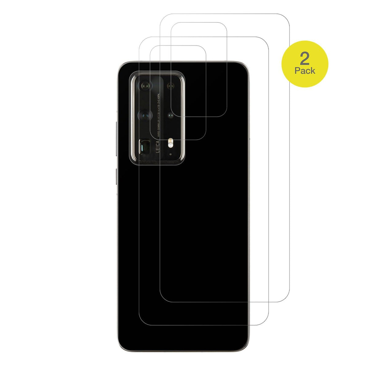2x Full Cover Schutzfolie matt für Huawei P40 Pro Plus Back