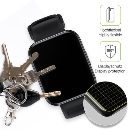 2x Full Cover Schutzfolie matt für Realme Watch 3