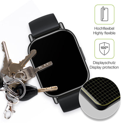 2x Full Cover Schutzfolie matt für Xiaomi Redmi Watch 5