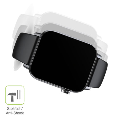 2x Full Cover Schutzfolie matt für Gard Pro Health Smartwatch 2+