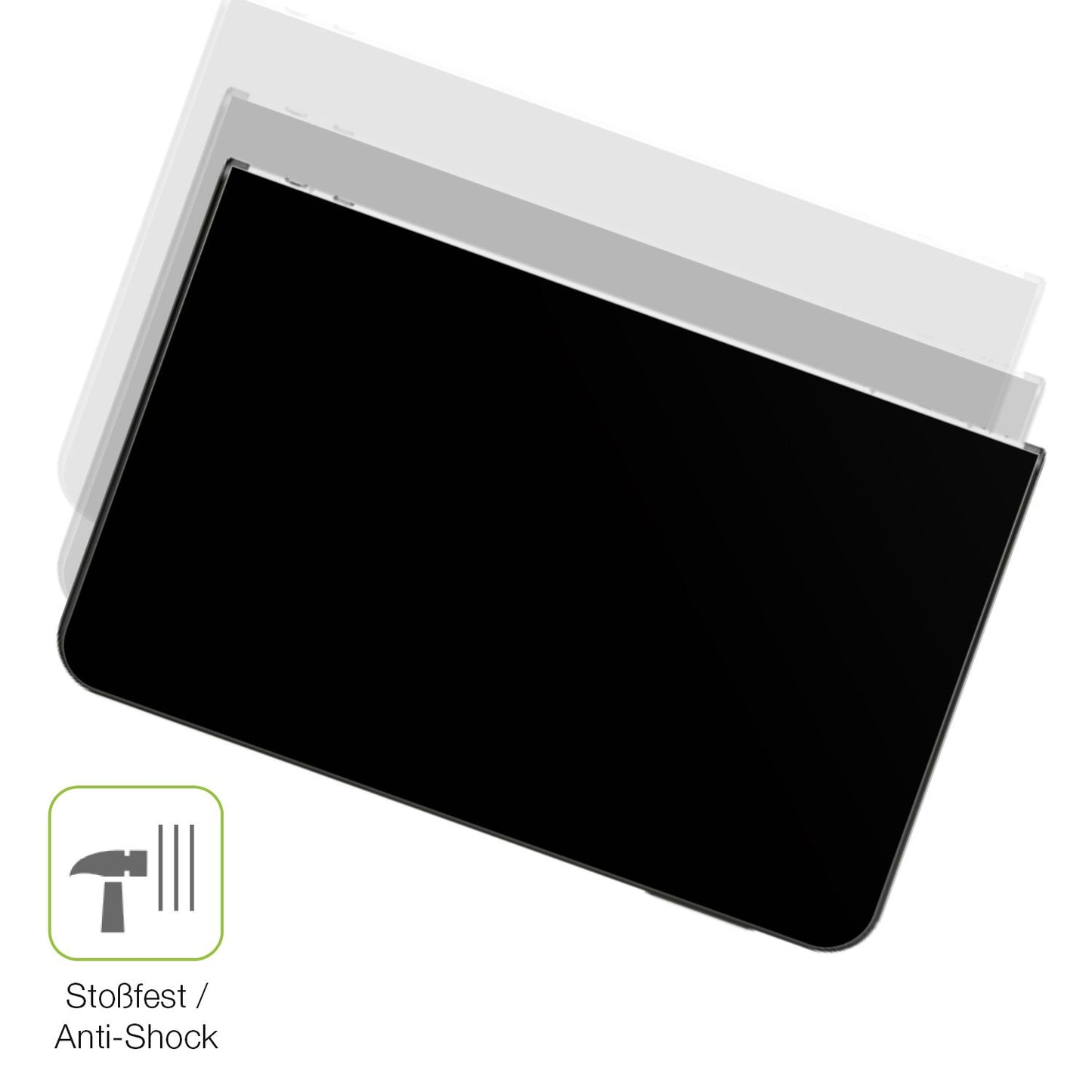 2x Full Cover Schutzfolie matt für Ledger Stax Crypto Wallet