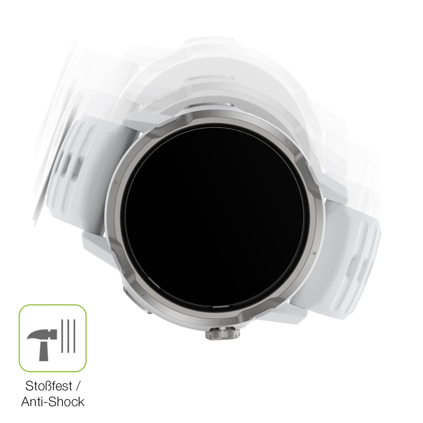 2x Full Cover Schutzfolie matt für Coros Apex 4 42mm
