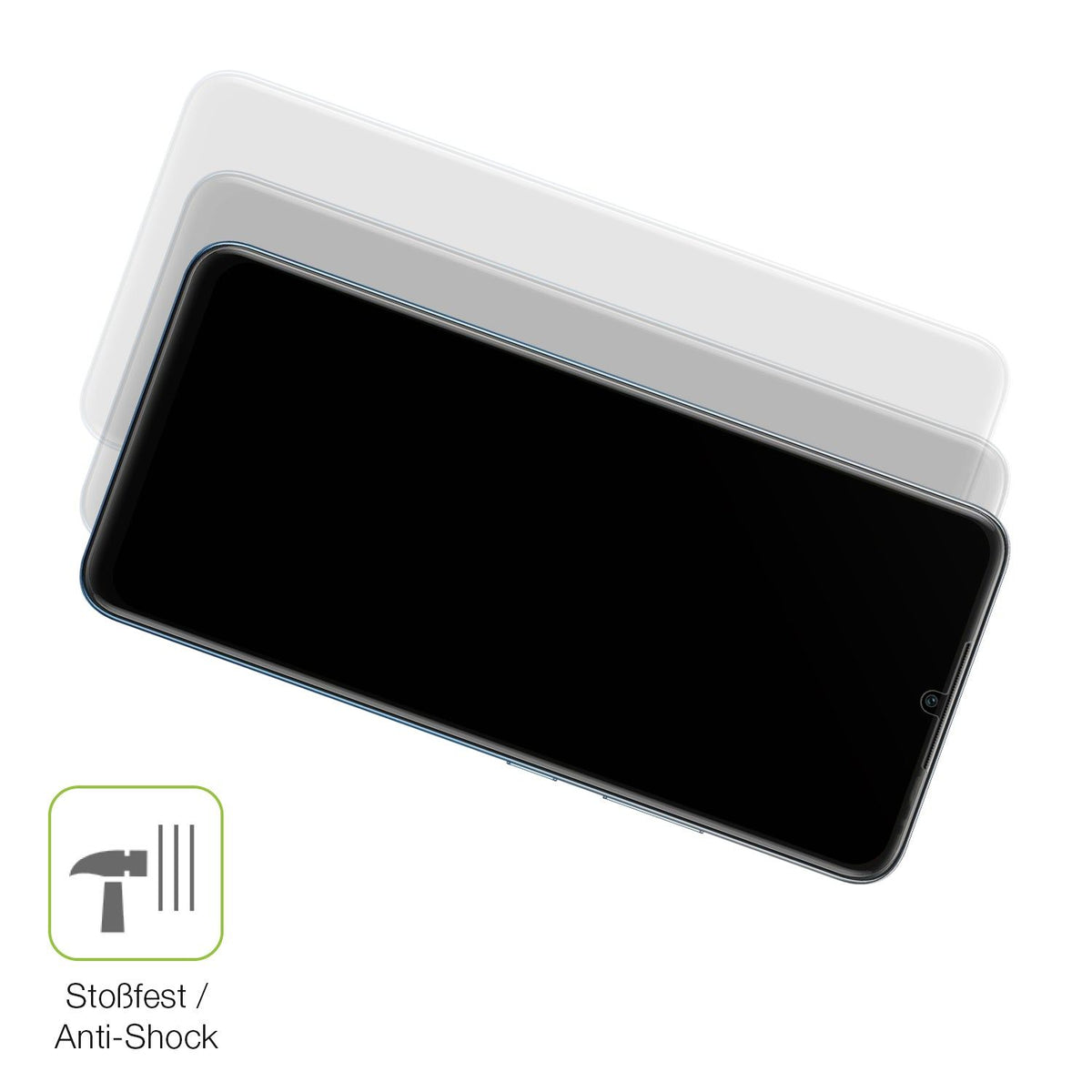 2x Full Cover Schutzfolie matt für Infinix Smart 7 Plus