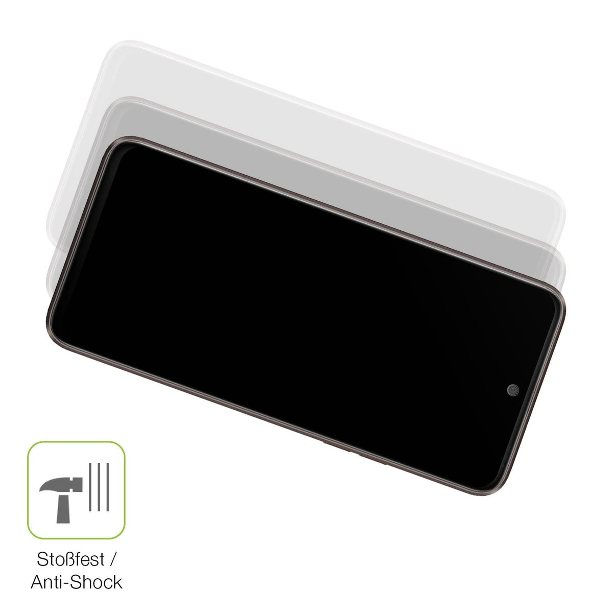 2x Full Cover Schutzfolie matt für HTC U23 Pro