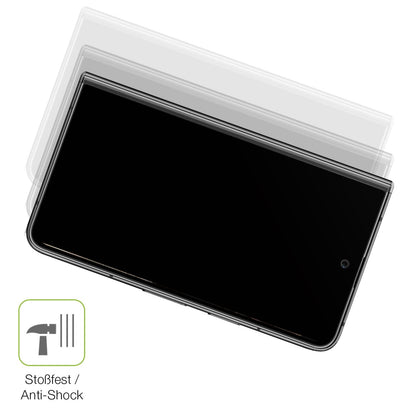 2x Full Cover Schutzfolie matt für Google Pixel Fold