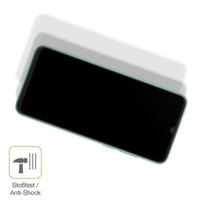 2x Full Cover Schutzfolie matt für Blackview A55 Pro