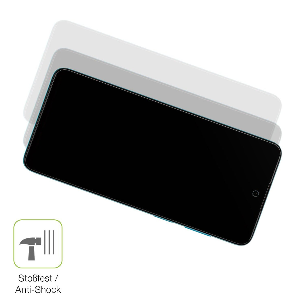 2x Full Cover Schutzfolie matt für Motorola Moto G22