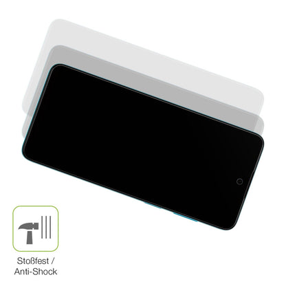 2x Full Cover Schutzfolie matt für Motorola Moto G22
