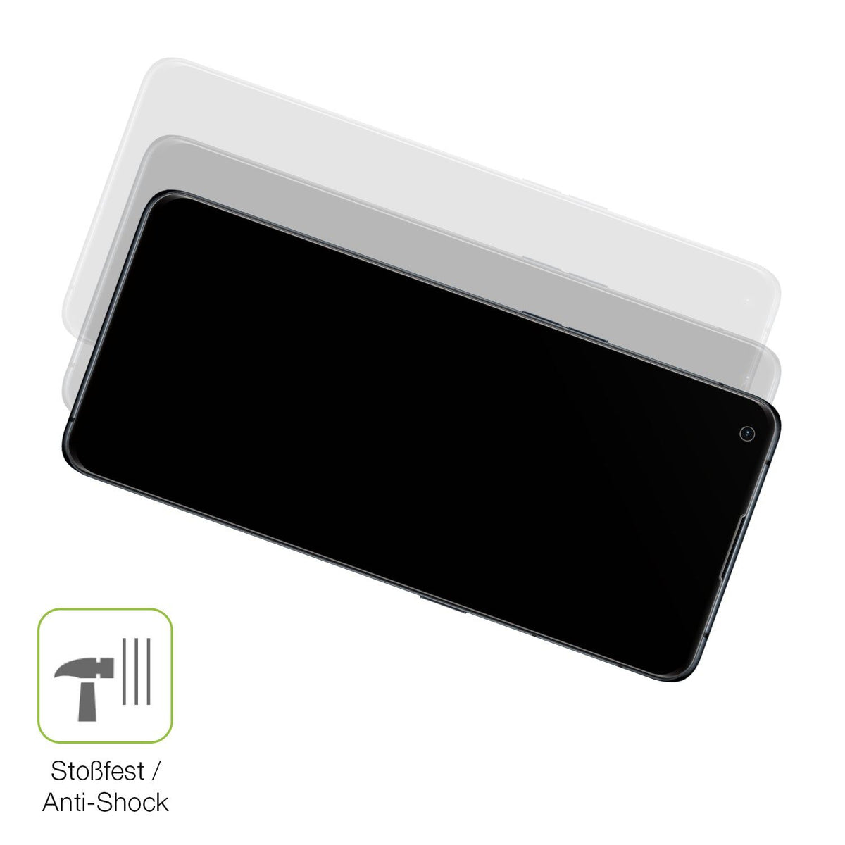 2x Full Cover Schutzfolie matt für Oppo Find X3 Pro