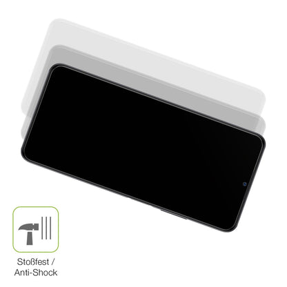 2x Full Cover Schutzfolie matt für ZTE Blade A72 5G