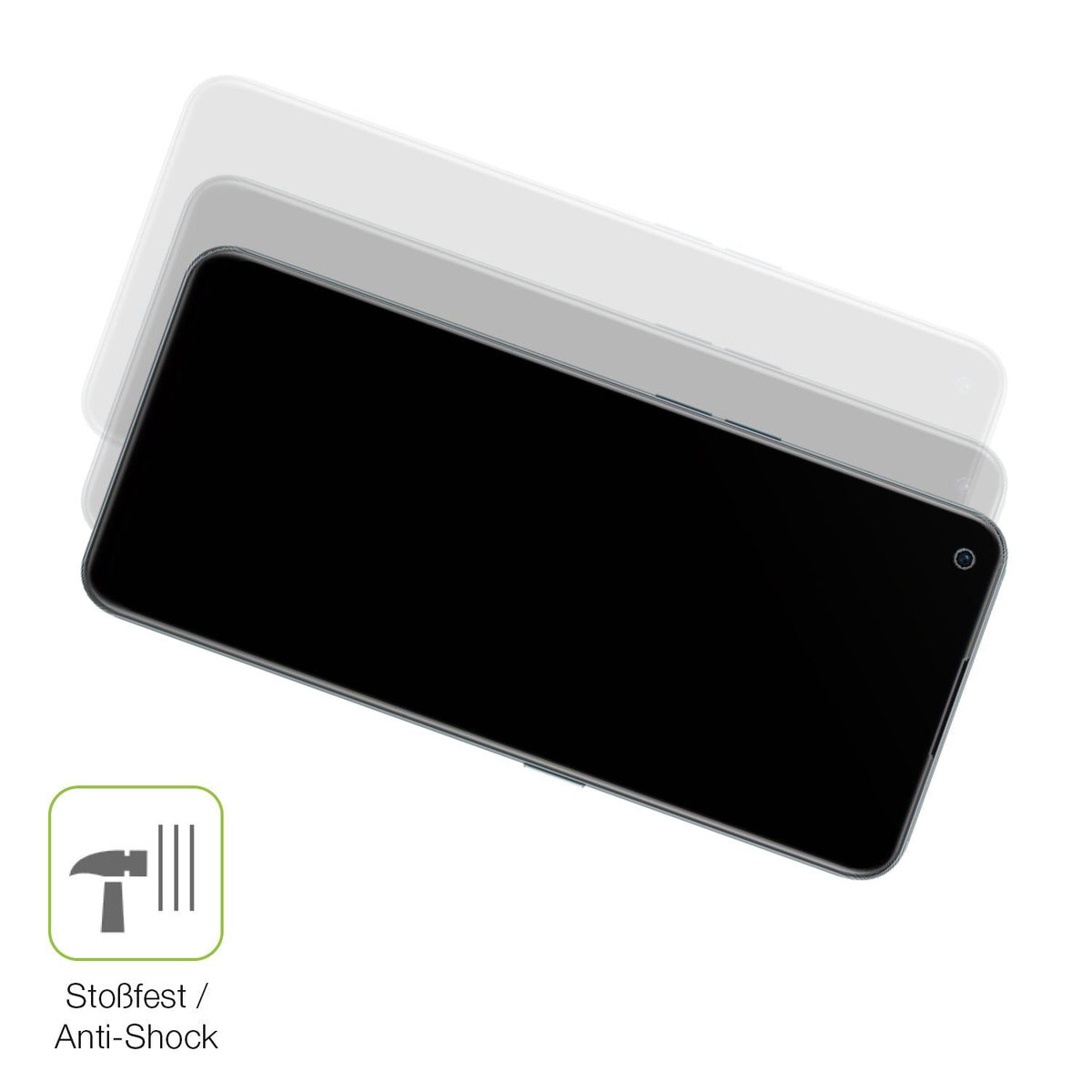 2x Full Cover Schutzfolie matt für OnePlus Nord CE 2 5G