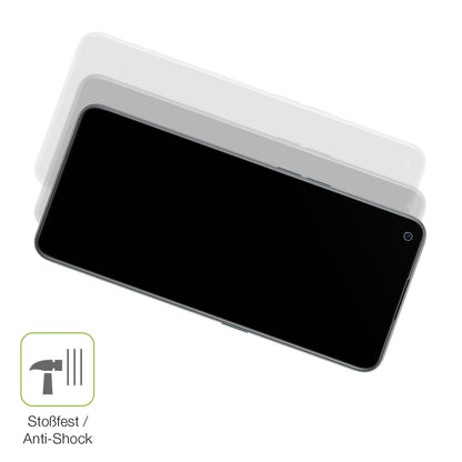 2x Full Cover Schutzfolie matt für OnePlus Nord CE 2 5G