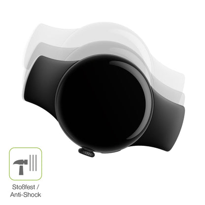 2x Full Cover Schutzfolie matt für Google Pixel Watch 1