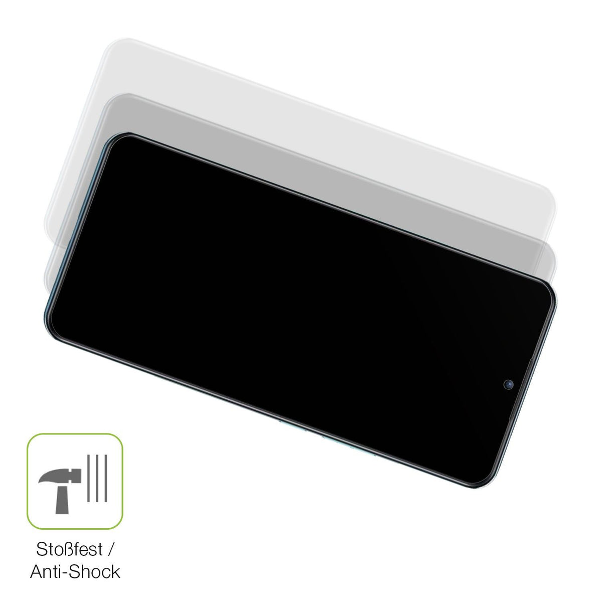 2x Full Cover Schutzfolie matt für Xiaomi Mi 12T