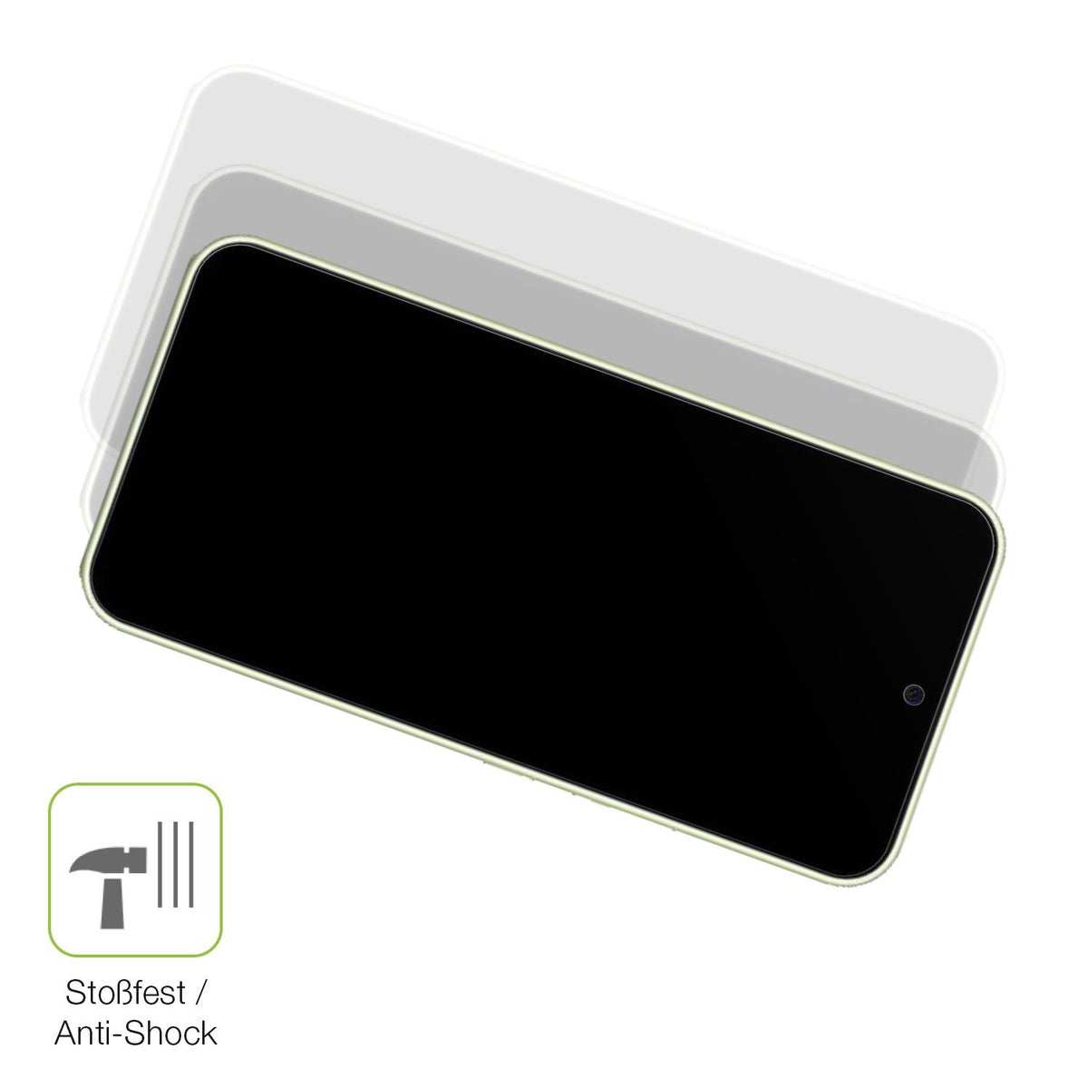 2x Full Cover Schutzfolie matt für Samsung Galaxy A54