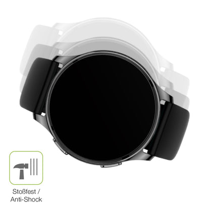 2x Full Cover Schutzfolie matt für Amazfit Pop 3r