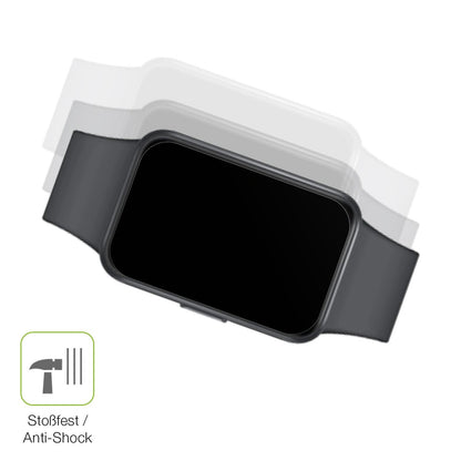 2x Full Cover Schutzfolie matt für Samsung Galaxy Fit 3