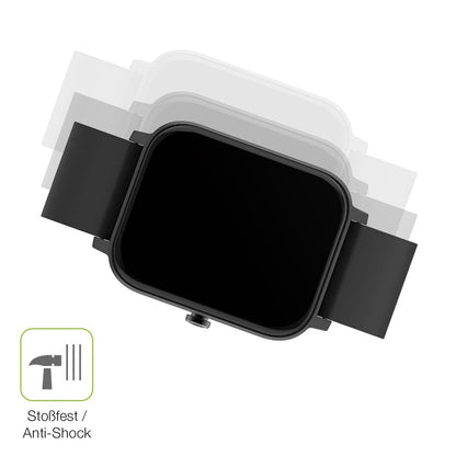 2x Full Cover Schutzfolie matt für Matast Smartwatch