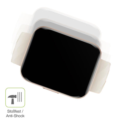 2x Full Cover Schutzfolie matt für Mutoy Smartwatch 1.69 Zoll
