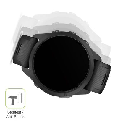 2x Full Cover Schutzfolie matt für Garmin Forerunner 265s 42mm