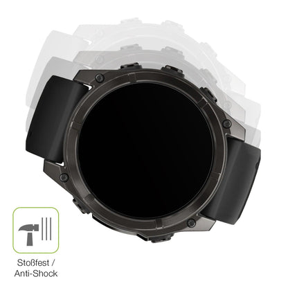 2x Full Cover Schutzfolie matt für Garmin Fenix 8 47mm