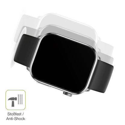 2x Full Cover Schutzfolie matt für Ice-Watch Smart 3.0 1.78 Zoll