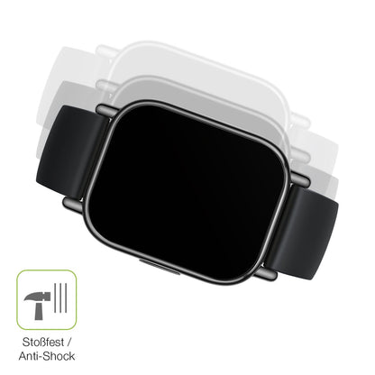 2x Full Cover Schutzfolie matt für Xiaomi Redmi Watch 5