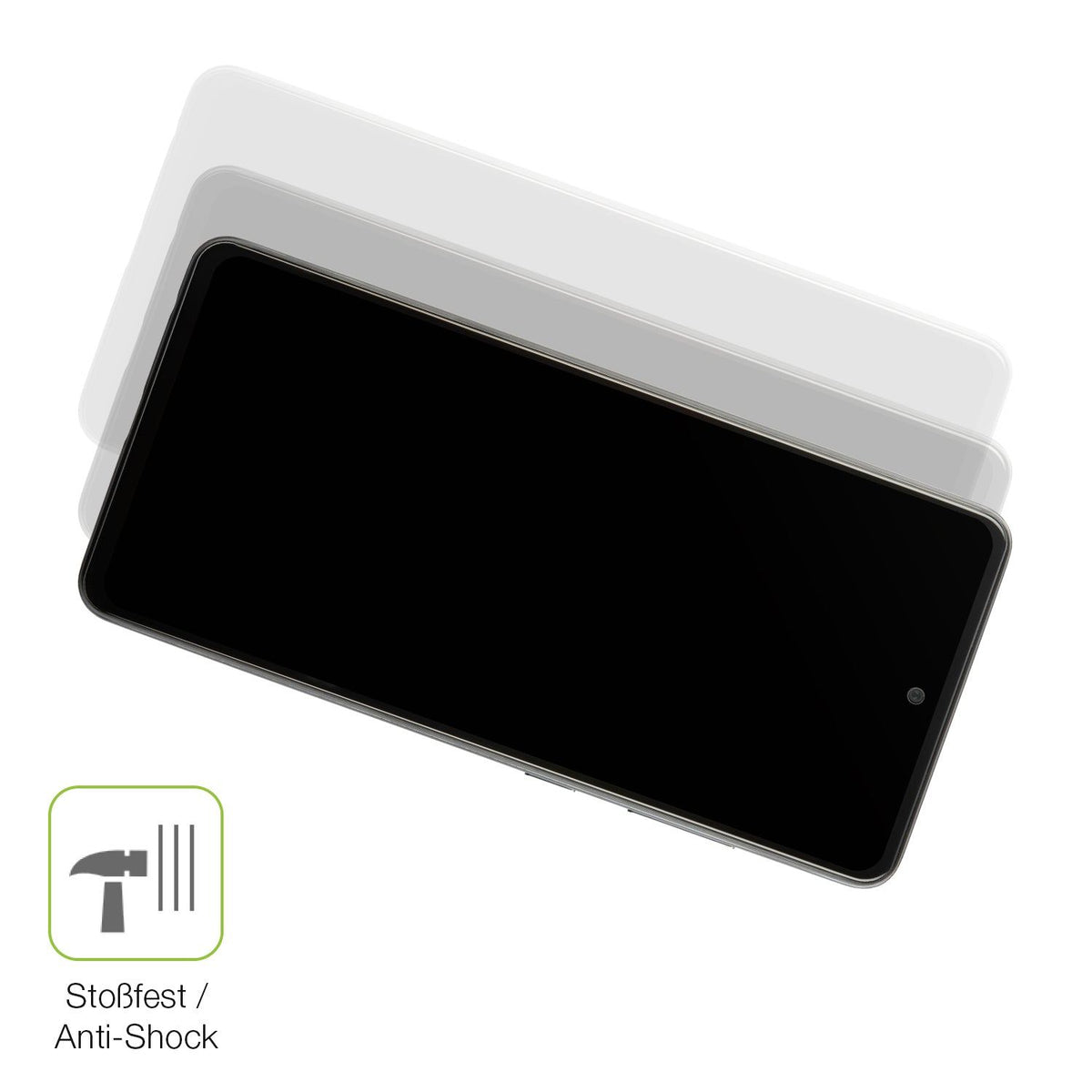 2x Full Cover Schutzfolie matt für Samsung Galaxy A52s 5G