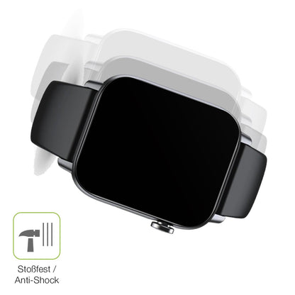 2x Full Cover Schutzfolie matt für Gard Pro Health Smartwatch 2+