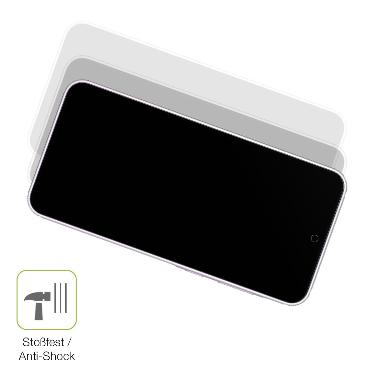 2x Full Cover Schutzfolie matt für Samsung Galaxy A35 5G