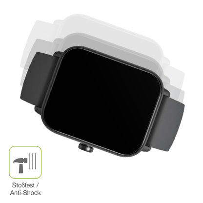 2x Full Cover Schutzfolie matt für UHOOFIT G35 Smartwatch