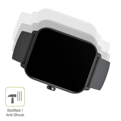 2x Full Cover Schutzfolie matt für Fitpolo IDW20 Smartwatch