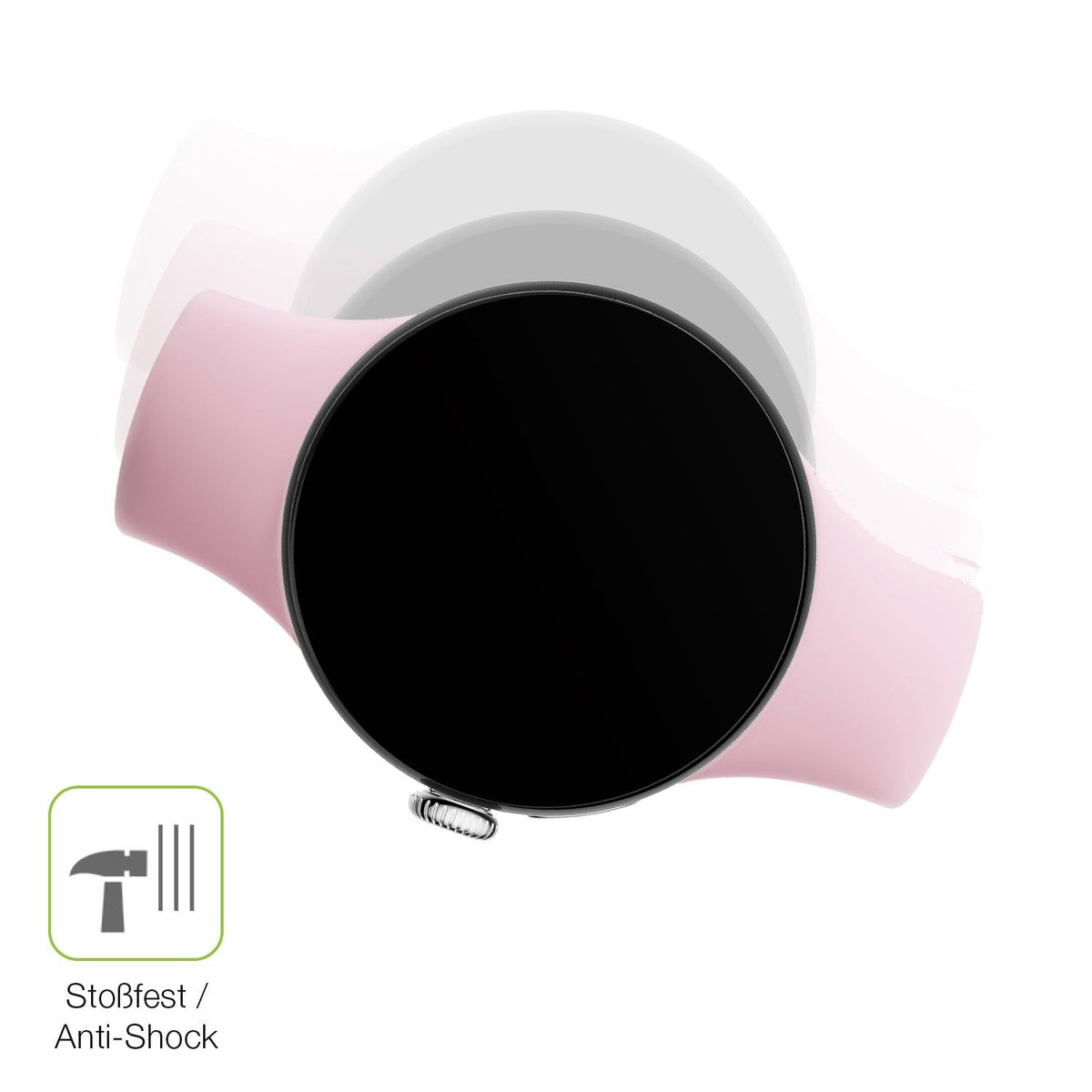 2x Full Cover Schutzfolie matt für Google Pixel Watch 3 41mm