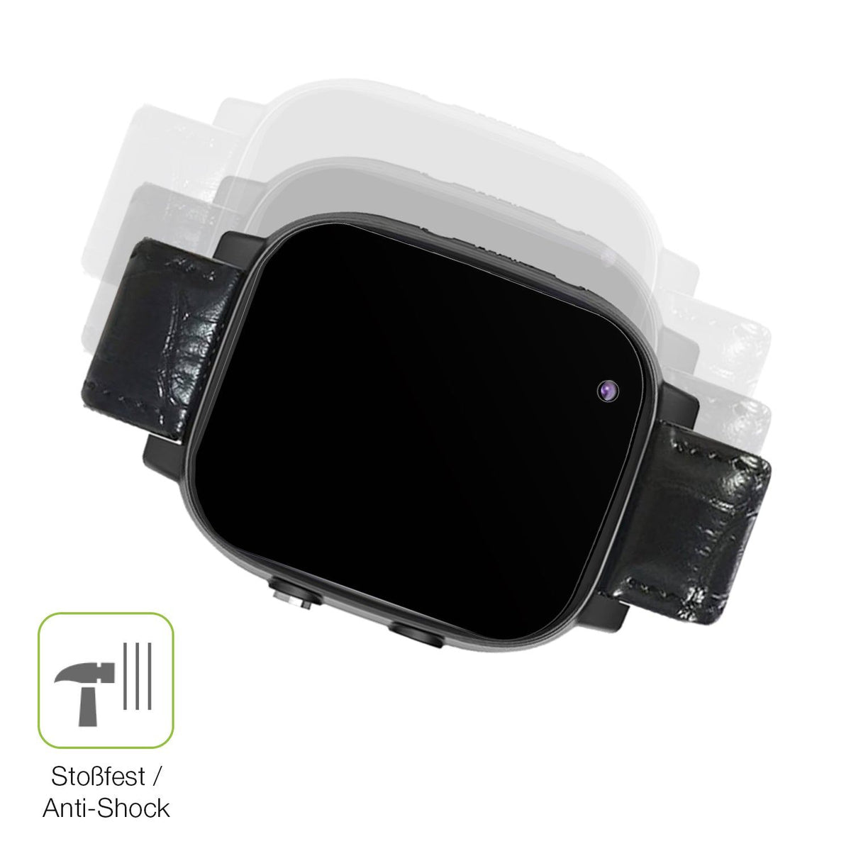 2x Full Cover Schutzfolie matt für Weyot Notruf Smartwatch