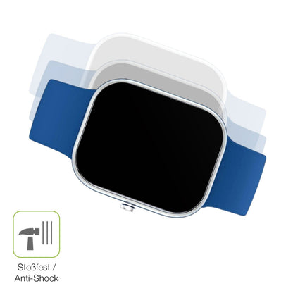 2x Full Cover Schutzfolie matt für Slothcloud H97 Smartwatch